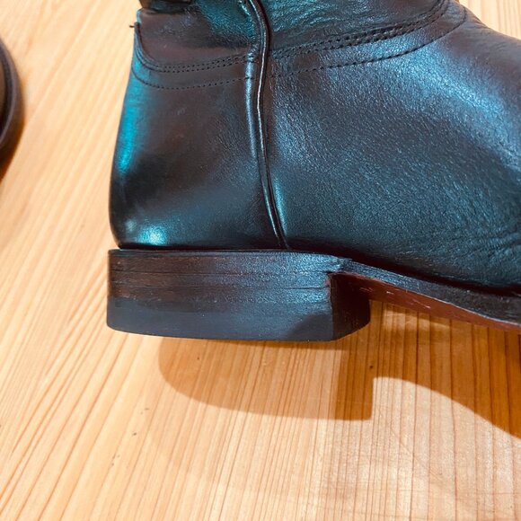 Cuero "The Austin" Leather Western Boots, Black Mens Size 7 D (Womens Size 9) - Picture 8 of 14